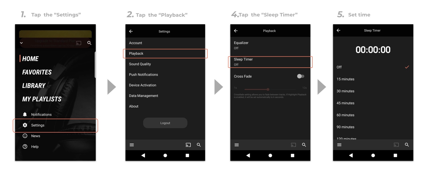 How To Set The Sleep Timer Help Awa